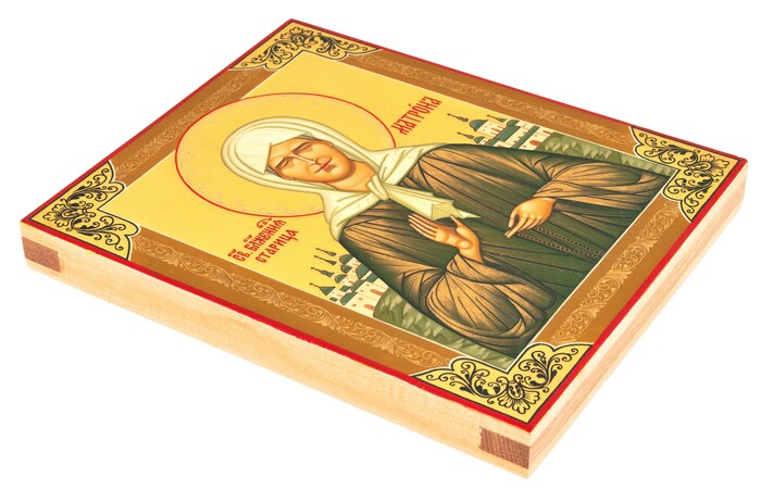 Icon of the "Holy Matron" Palekh